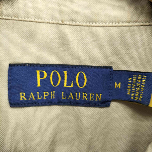 ポロラルフローレン POLO RALPH LAUREN ポケットジップアップシャツ チンスト メンズ M