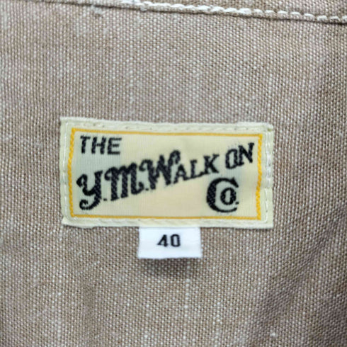 Y.M.WALK ON コットンシャツ メンズ US:38