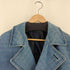 Dressino Kodell グリーンラインチェック デニムカバーオールジャケット PRYM ZIPPER メンズ