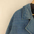 Dressino Kodell グリーンラインチェック デニムカバーオールジャケット PRYM ZIPPER メンズ