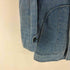 Dressino Kodell グリーンラインチェック デニムカバーオールジャケット PRYM ZIPPER メンズ