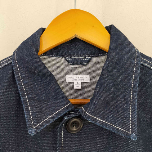 ビューティーアンドユースユナイテッドアローズ BEAUTY & YOUTH UNITED ARROWS DNM HUNTING JACKET デニムハンティングジャケット 12.5オンス インディゴ メンズ JPN:L