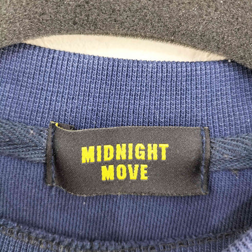 midnight moveペイントロゴスウェット メンズ