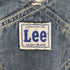 リー Lee デニムオーバーオール レディース M