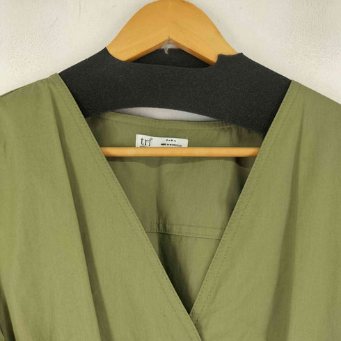 ザラ ZARA ノーカラーボタンワンピース レディース JPN:M