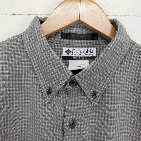 コロンビアスポーツウェア Columbia Sportswear チェック柄オックスフォードシャツ メンズ JPN:L