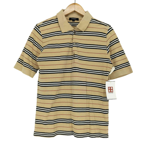バーバリーロンドン BURBERRY LONDON ボーダーポロシャツ レディース L