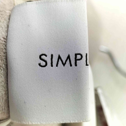 シンプリシテェ SIMPLICITE B.C STOCK フェイクムートンリバーシブルコート レディース