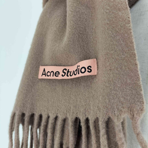 アクネストゥディオズ ACNE STUDIOS イタリア製 フリンジ ウール マフラー メンズ 200 X 45 cm