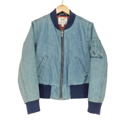 ステューシー Stussy MADE ME 裏地キルティングデニムジップブルゾン レディース JPN:S