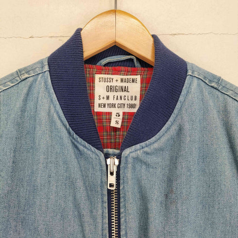 ステューシー Stussy MADE ME 裏地キルティングデニムジップブルゾン レディース JPN:S