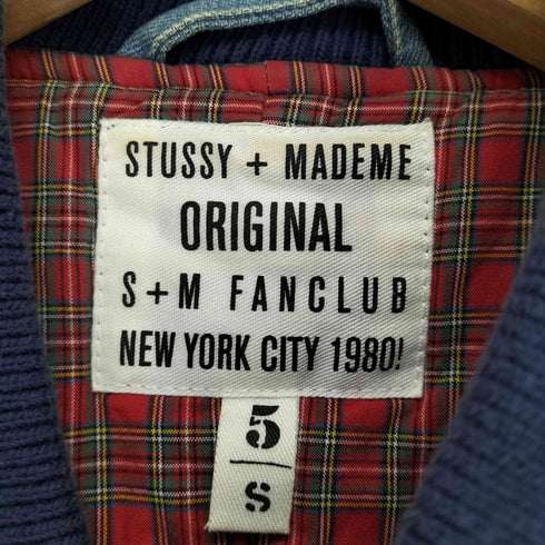 ステューシー Stussy MADE ME 裏地キルティングデニムジップブルゾン レディース JPN:S
