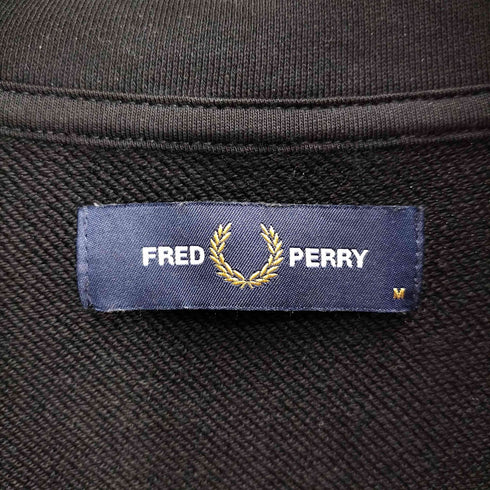フレッドペリー FRED PERRY Half Zip Sweatshirt ロゴ 刺繍 ハーフジップ スウェット メンズ import:M
