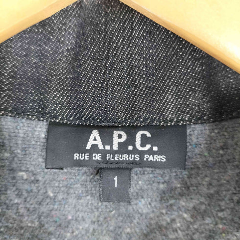 アーペーセー A.P.C. 日本製 ブランケットデニムカバーオール メンズ JPN:1