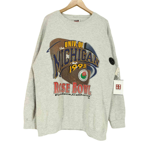 UNIVERSITY OF MICHIGAN 1993 プリントスウェット MADE IN USA メンズ JPN:L