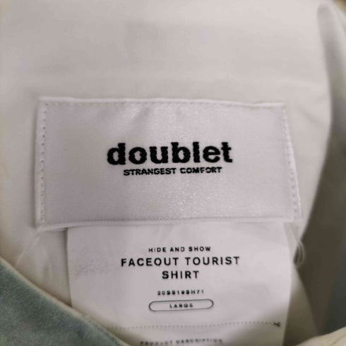 ダブレット doublet FACEOUT TOURIST SHIRT メンズ JPN:L