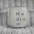 Mediam モックネック デザインニット レディース FREE