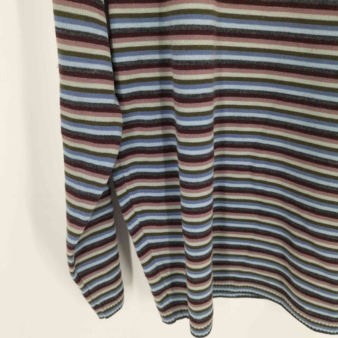 ジョンスメドレー JOHN SMEDLEY マルチボーダーニット メンズ JPN:S