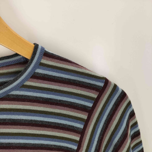 ジョンスメドレー JOHN SMEDLEY マルチボーダーニット メンズ JPN:S