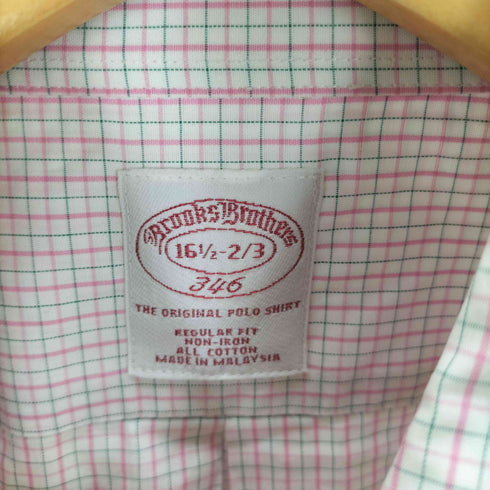 ブルックスブラザーズ 346 BROOKS BROTHERS ボタンダウンシャツ メンズ 16 1/2-2/3