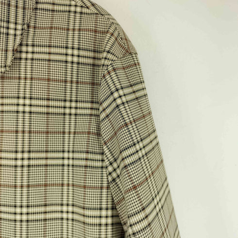 ザラ ZARA TRAVELER チェックトレンチコート メンズ JPN:XL