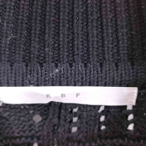 ケイビーエフ KBF 透かし編みニットカーディガン レディース ONE SIZE