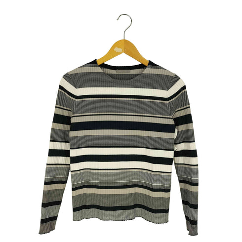 セオリーリュクス theory luxe SNOW SONIE ランダムボーダーリブニット レディース 38