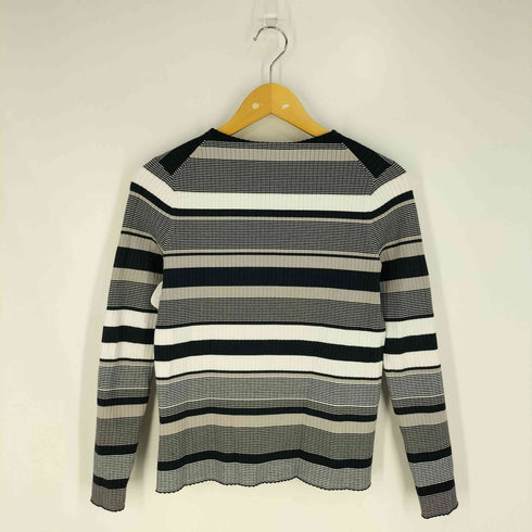 セオリーリュクス theory luxe SNOW SONIE ランダムボーダーリブニット レディース 38
