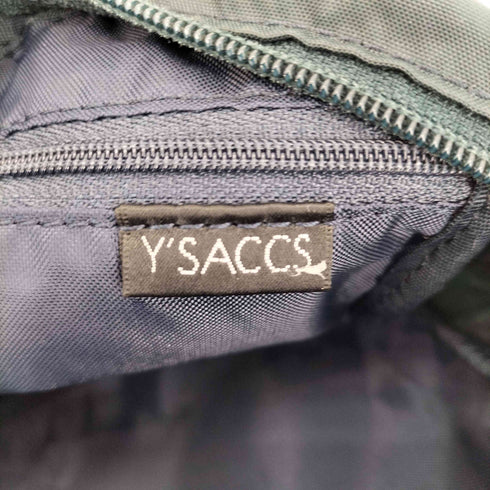 イザック Y’saccs ロゴ刺繍 ナイロン ショルダーバッグ レディース