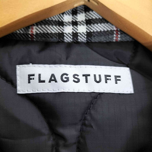 フラッグスタフ F-LAGSTUF-F QUILTING CHECK SHIRTS キルティング チェック シャツジャケット メンズ JPN:L