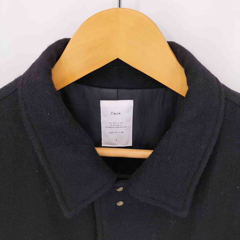 ネーム Name. 12AW ヘリンボーンウールステンカラーコート メンズ JPN:1