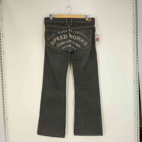 ニコルクラブフォーメン NICOLE CLUB FOR MEN SPEED WORKS プリント デニムパンツ メンズ 48