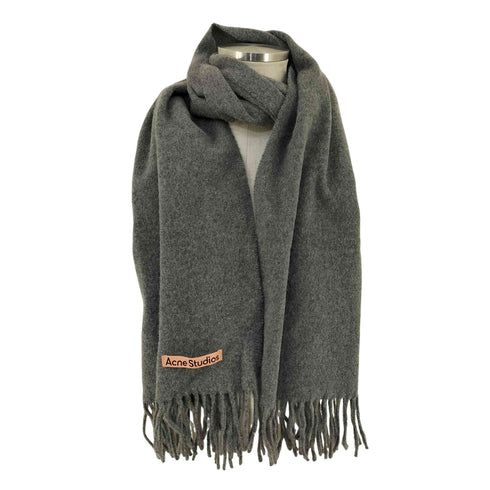 アクネストゥディオズ ACNE STUDIOS MADE IN ITALY フリンジウールマフラー メンズ 200x45cm