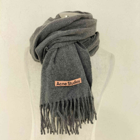 アクネストゥディオズ ACNE STUDIOS MADE IN ITALY フリンジウールマフラー メンズ 200x45cm