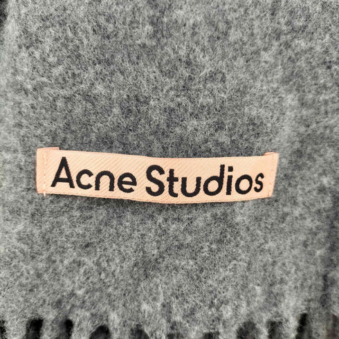 アクネストゥディオズ ACNE STUDIOS MADE IN ITALY フリンジウールマフラー メンズ 200x45cm