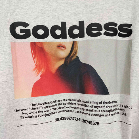福寿外貌 UNVEIL GODDESS バックプリントロンT レディース FREE