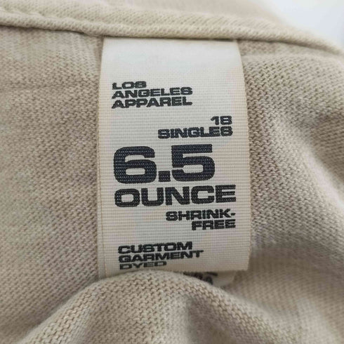 ロサンゼルスアパレル Los Angeles Apparel 6.5 OUNCE CUSTOM GARMENT DYED メンズ XL