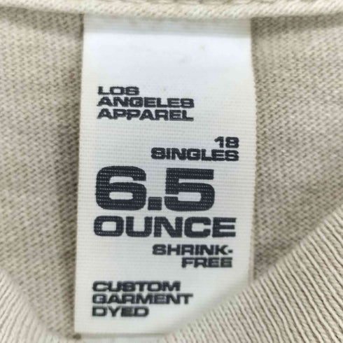 ロサンゼルスアパレル Los Angeles Apparel 6.5 OUNCE CUSTOM GARMENT DYED メンズ XL