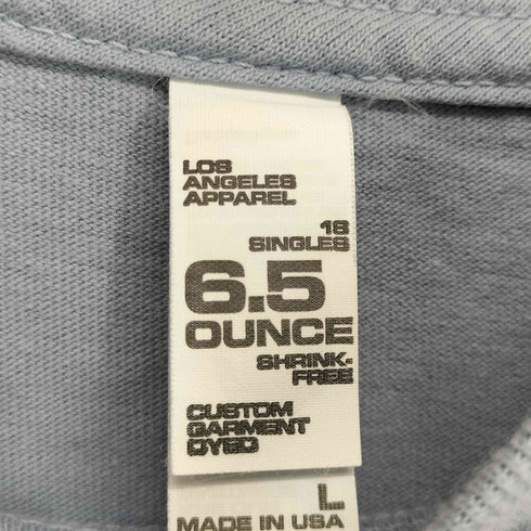 ロサンゼルスアパレル Los Angeles Apparel 6.5 OUNCE CUSTOM GARMENT DYED メンズ L