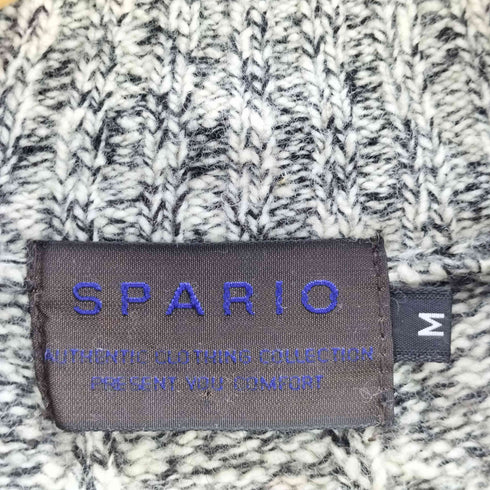 SPARIO フルジップドライバーズニット メンズ M