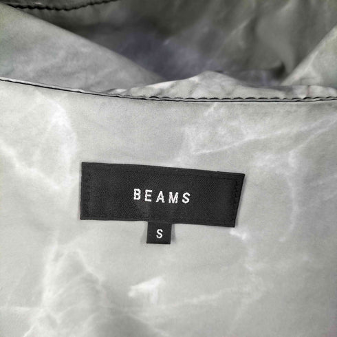 ビームス BEAMS 撥水 総柄プリント ジップアップ フーディ メンズ JPN:S