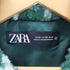 ザラ ZARA グリーンチェックボアジャケット レディース JPN:XS