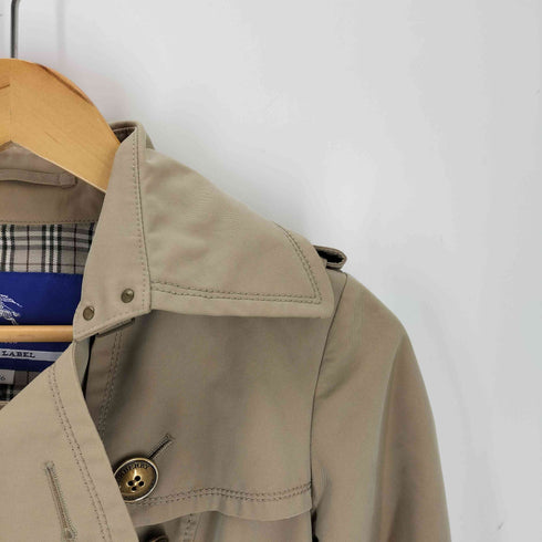 バーバリーブルーレーベル BURBERRY BLUE LABEL ライナー付き トレンチコート レディース 36