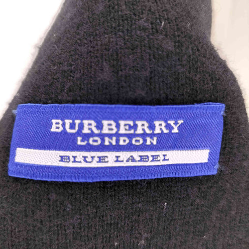 バーバリーブルーレーベル BURBERRY BLUE LABEL フリンジマフラー レディース