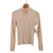 ガニー Ganni Soft Cotton Rib Long Sleeve T-Shirt ハイネックL/Sカットソー レディース S