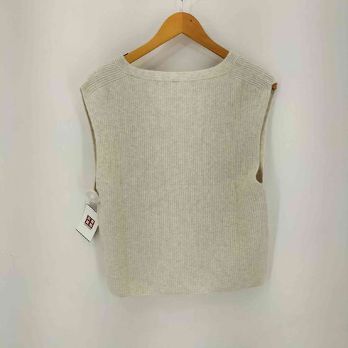 ユニクロ UNIQLO 3DスフレヤーンVネックベスト レディース JPN:M