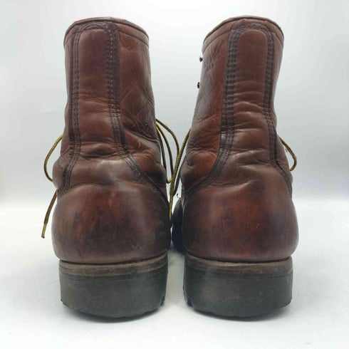 レッドウィング RED WING 70-80S USA製 白四角犬タグ 11007 LOGGER BOOTS タッセル ロガー ブーツ MADE IN AMERICA 履口606 刻印 メンズ 10 D