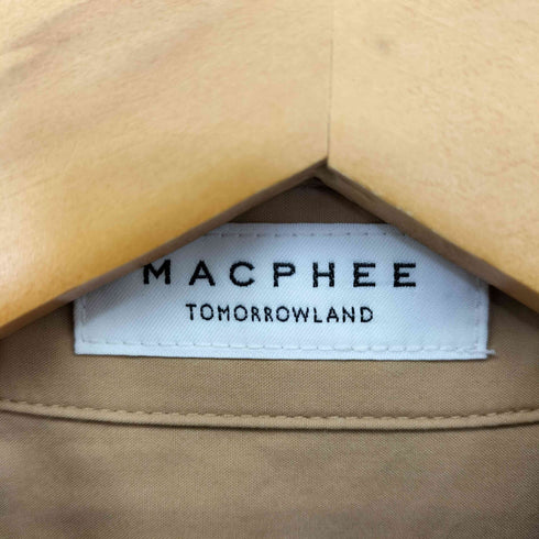 マカフィー MACPHEE コットンタイプライター ベルテッドコート レディース 36
