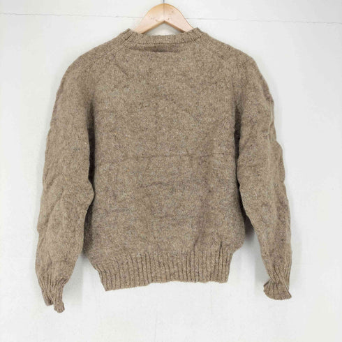 ブルックスブラザーズ BROOKS BROTHERS MADE IN SCOTLAND SHETLAND WOOL クルーネックニット レディース JPN:S