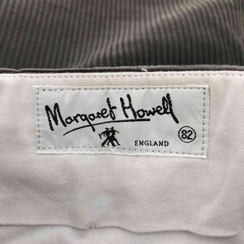 マーガレットハウエル MARGARET HOWELL 90-00S 旧タグ 日本製 太畝 2タックコーデュロイ ワイド テーパード パンツ メンズ 82
